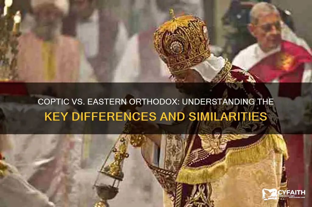 is coptic orthodox the same as eastern orthodox