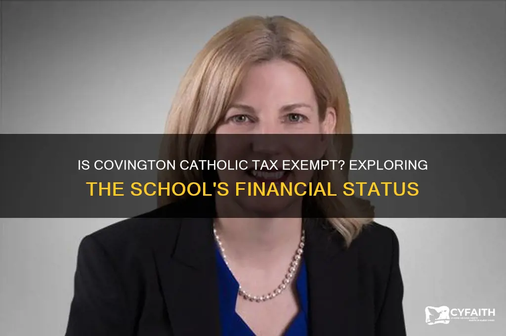 is covington catholic tax exempt