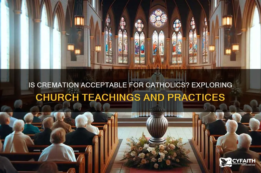 is creamation ok for catholics