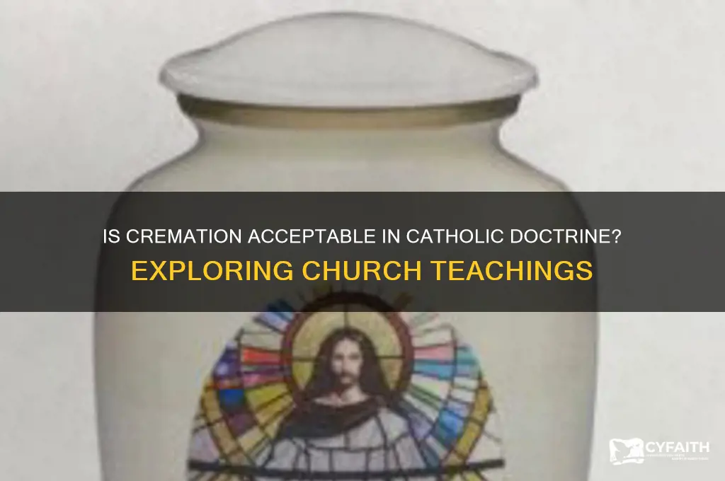 is cremation against catholic teaching