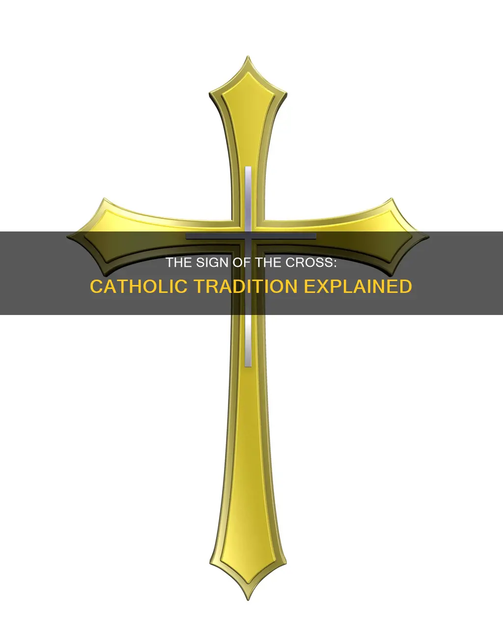 is crossing yourself a catholic thing