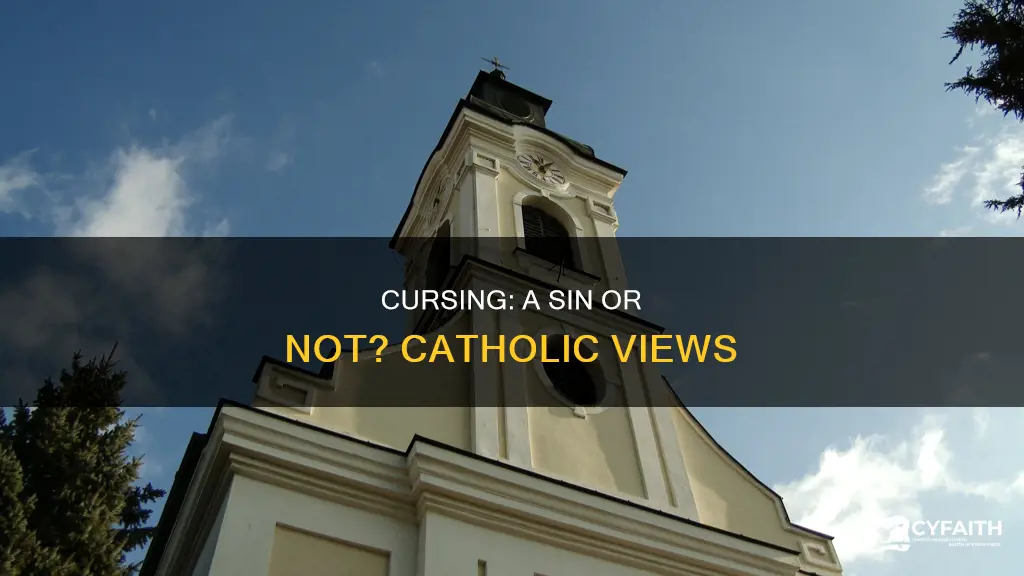 is cursing a sin catholic answers