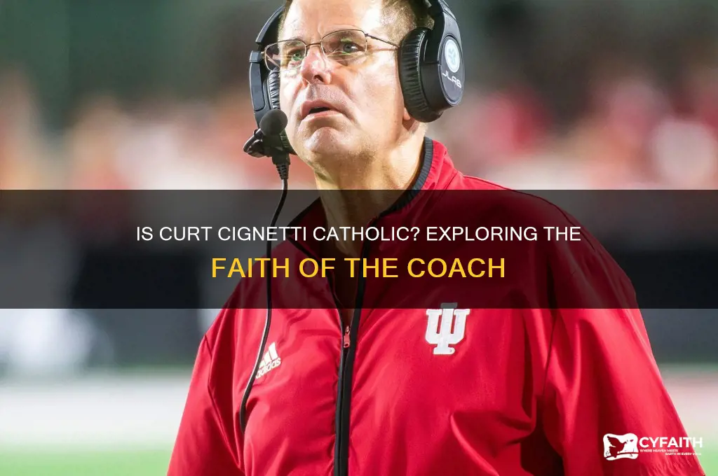 is curt cignetti catholic
