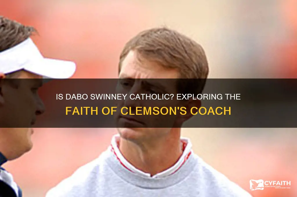 is dabo swinney catholic