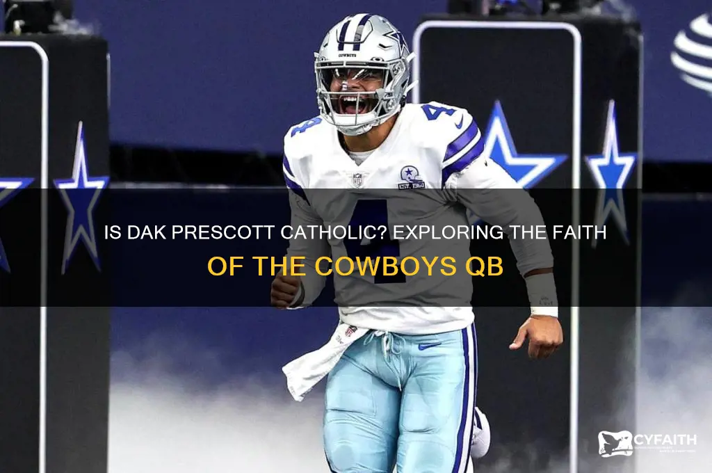 is dak prescott catholic