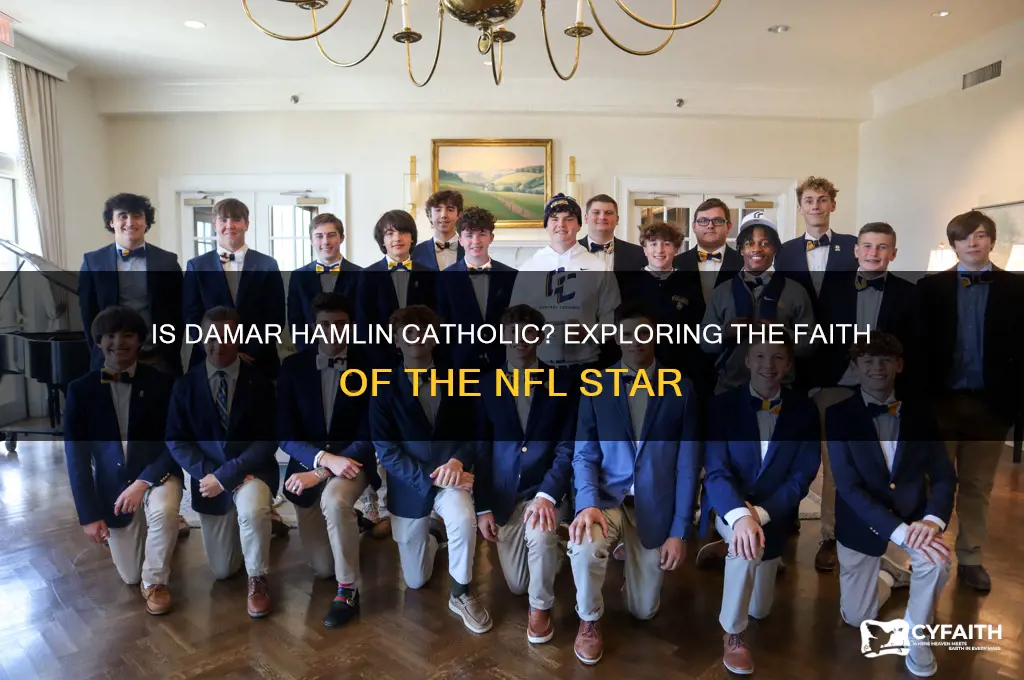 is damar hamlin a catholic