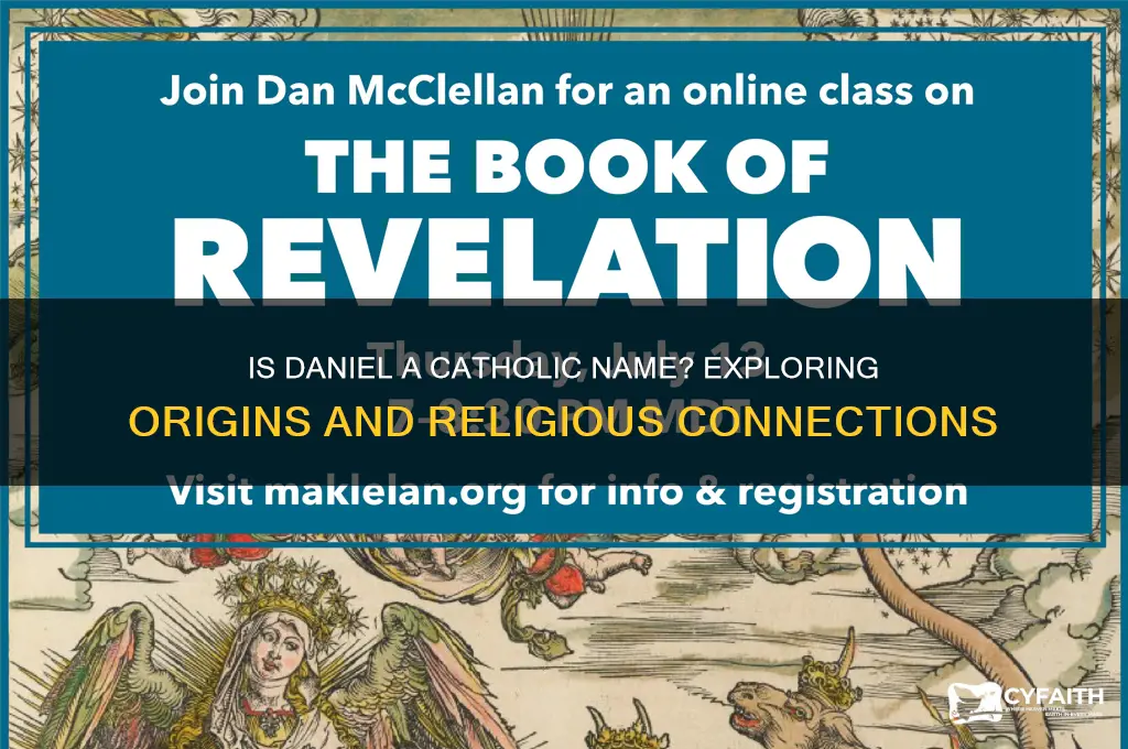 is daniel a catholic name