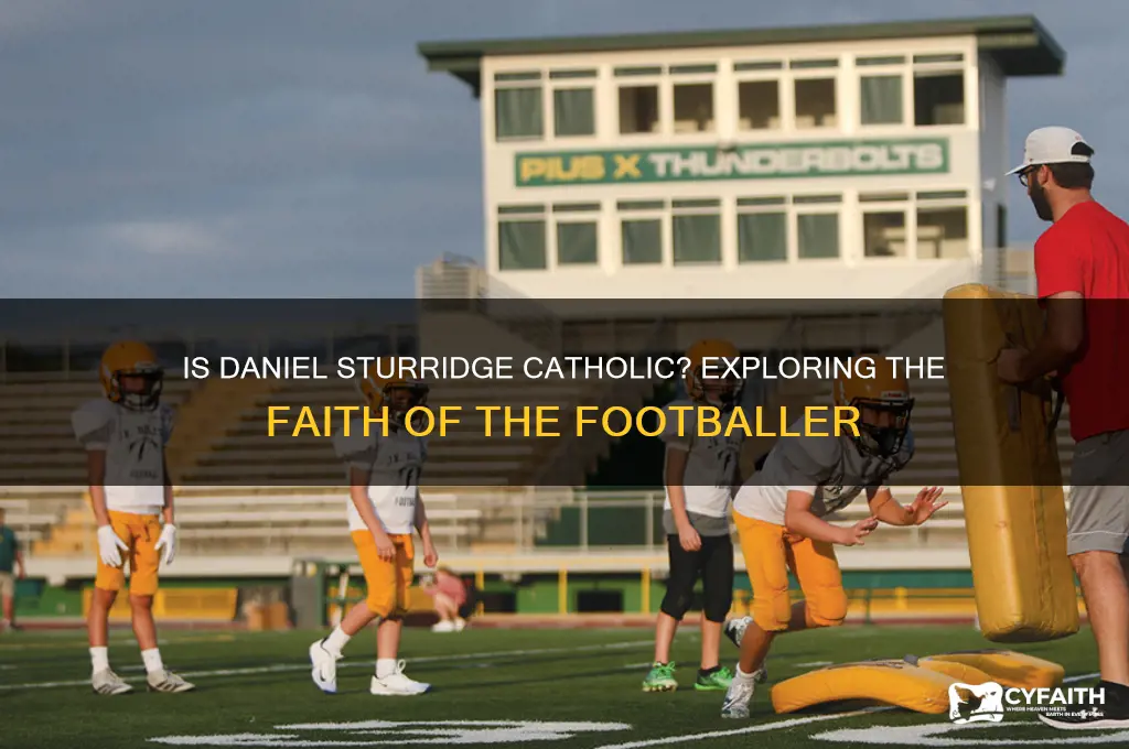 is daniel sturridge catholic