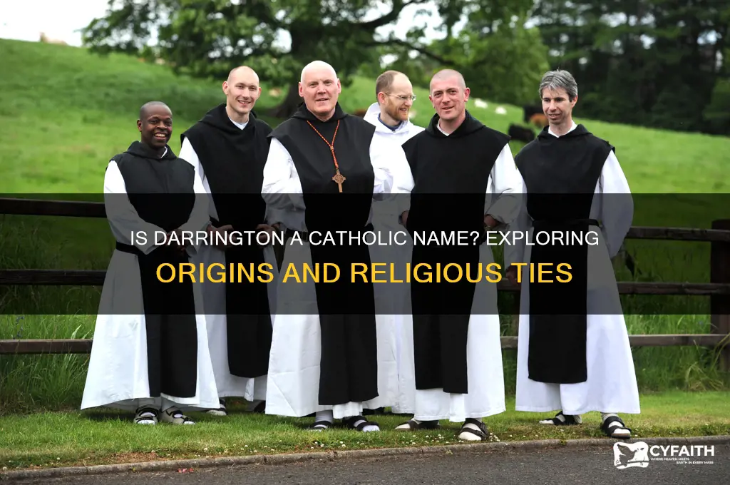is darrington a catholic name