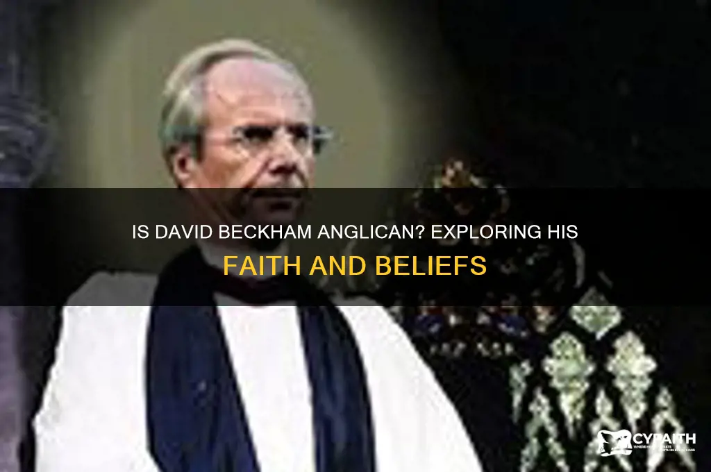 is david beckham anglican