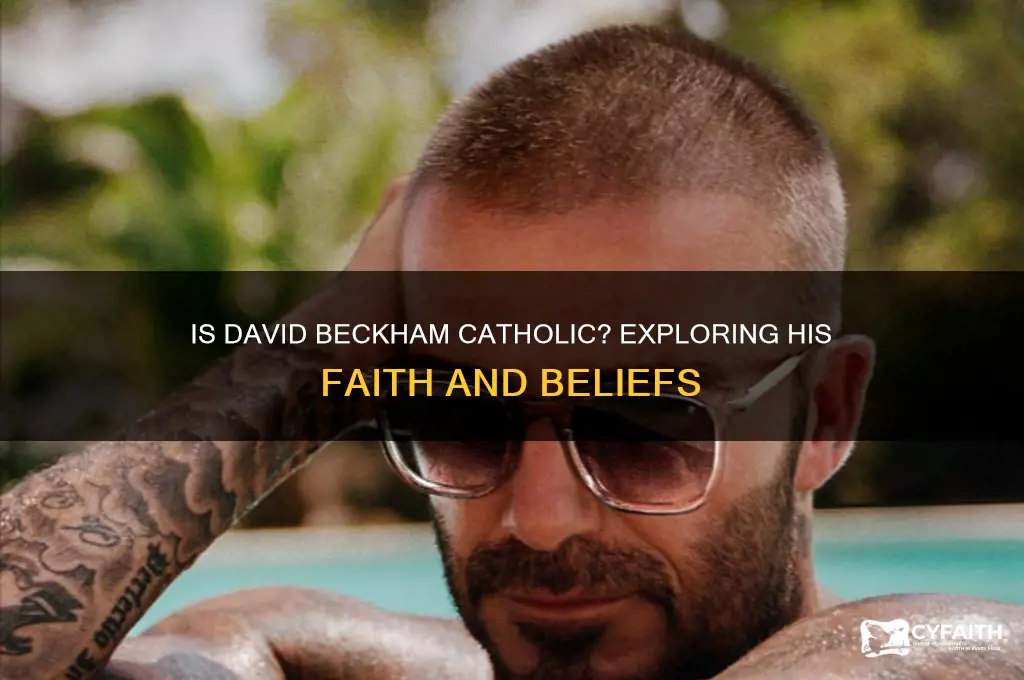 is david beckham catholic