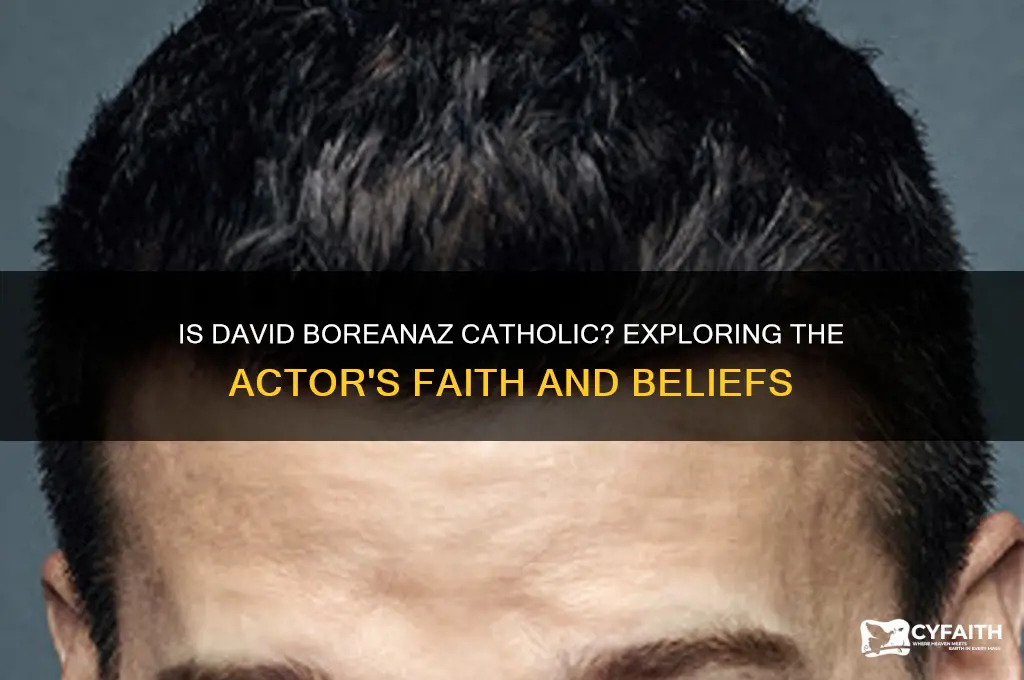 is david boreanaz catholic