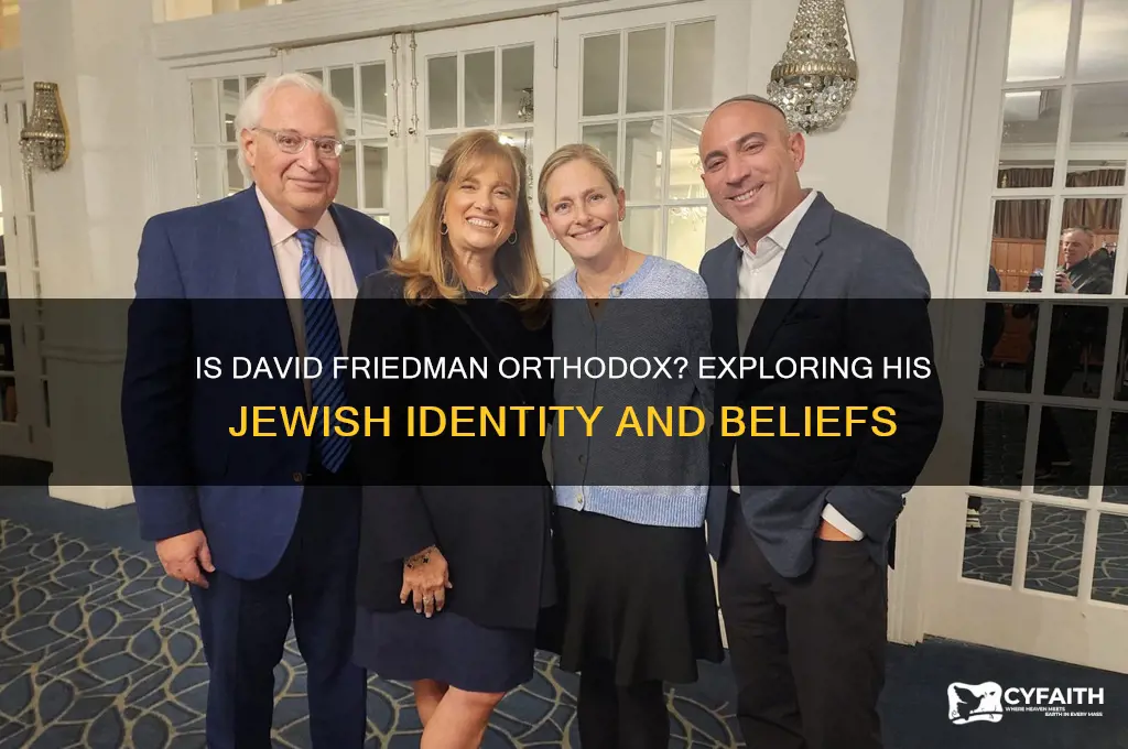 is david friedman orthodox