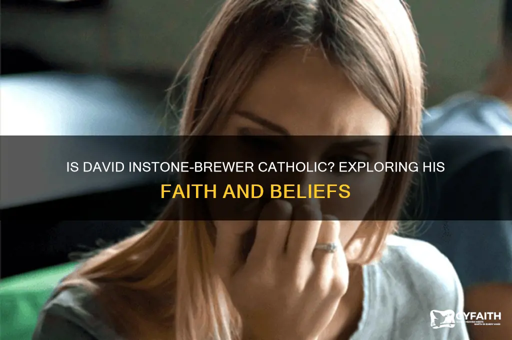 is david instone brewer catholic
