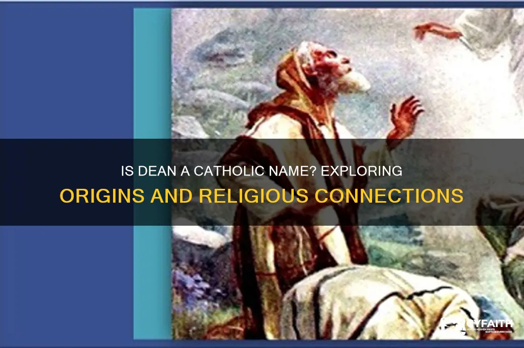 is dean a catholic name