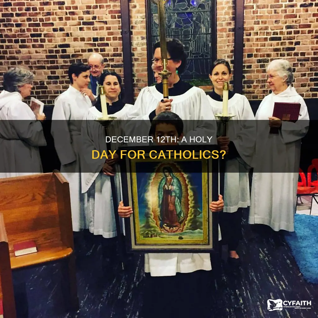 is december 12th a catholic holy day