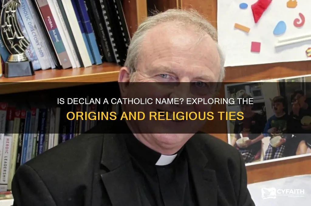 is declan a catholic name