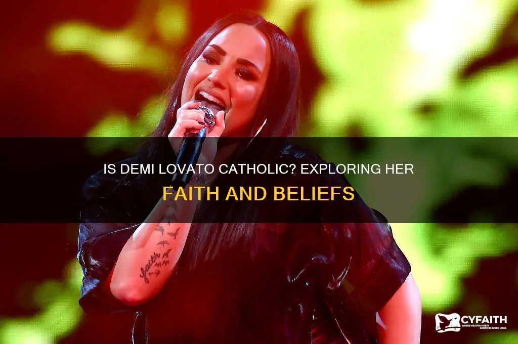is demi lovato catholic