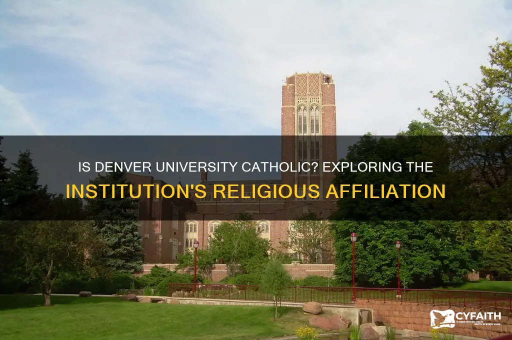 is denver university catholic