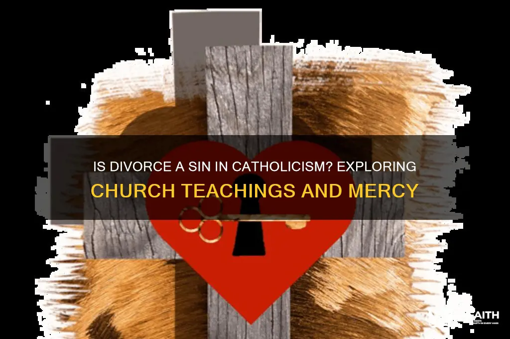 is divorce a sin catholic