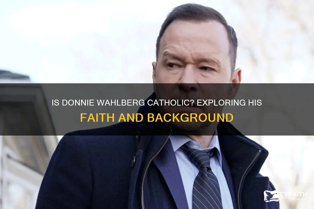 is donnie wahlberg catholic