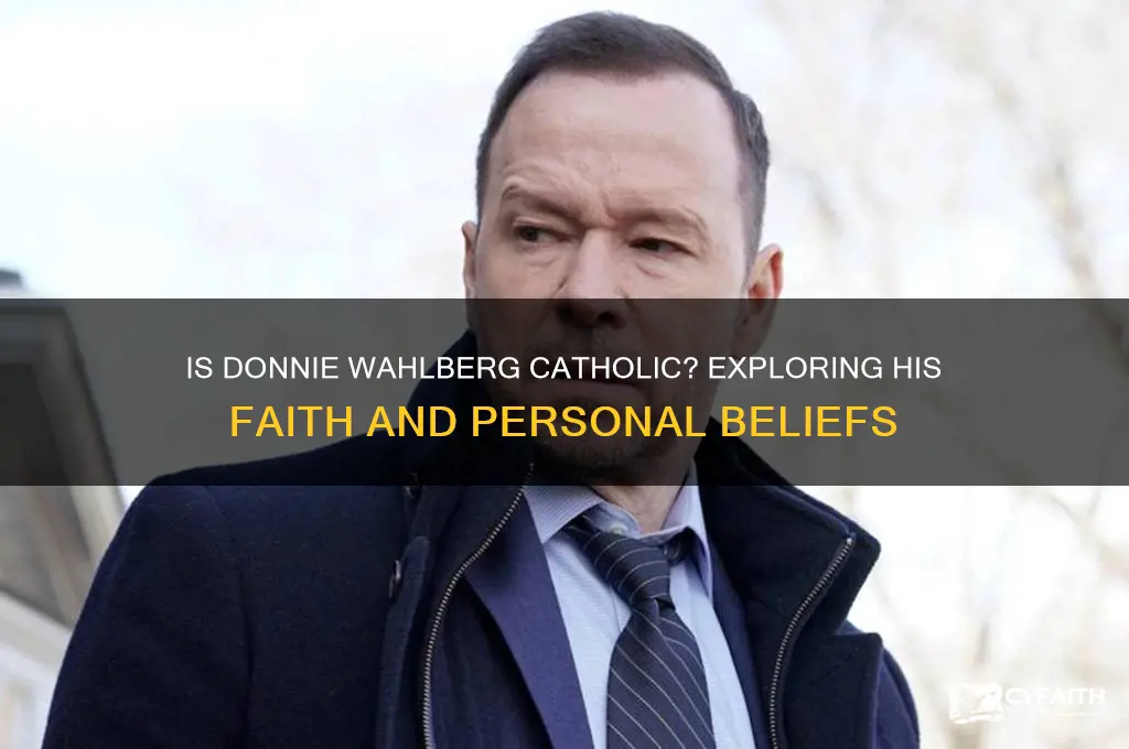 is donnie walberg catholic