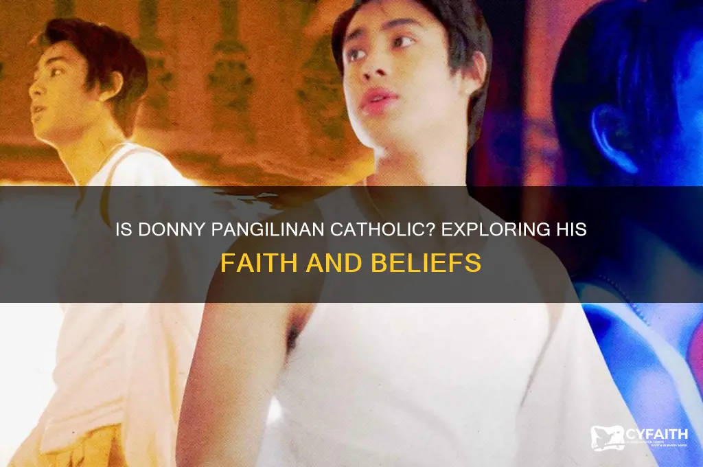 is donny pangilinan catholic