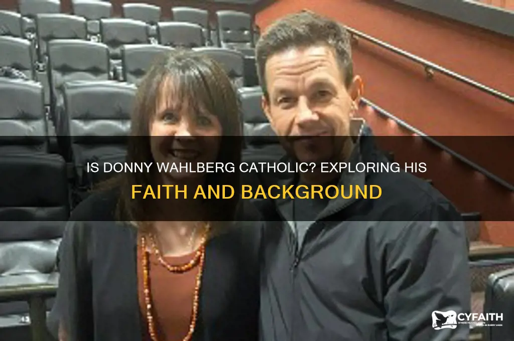 is donny wahlberg catholic