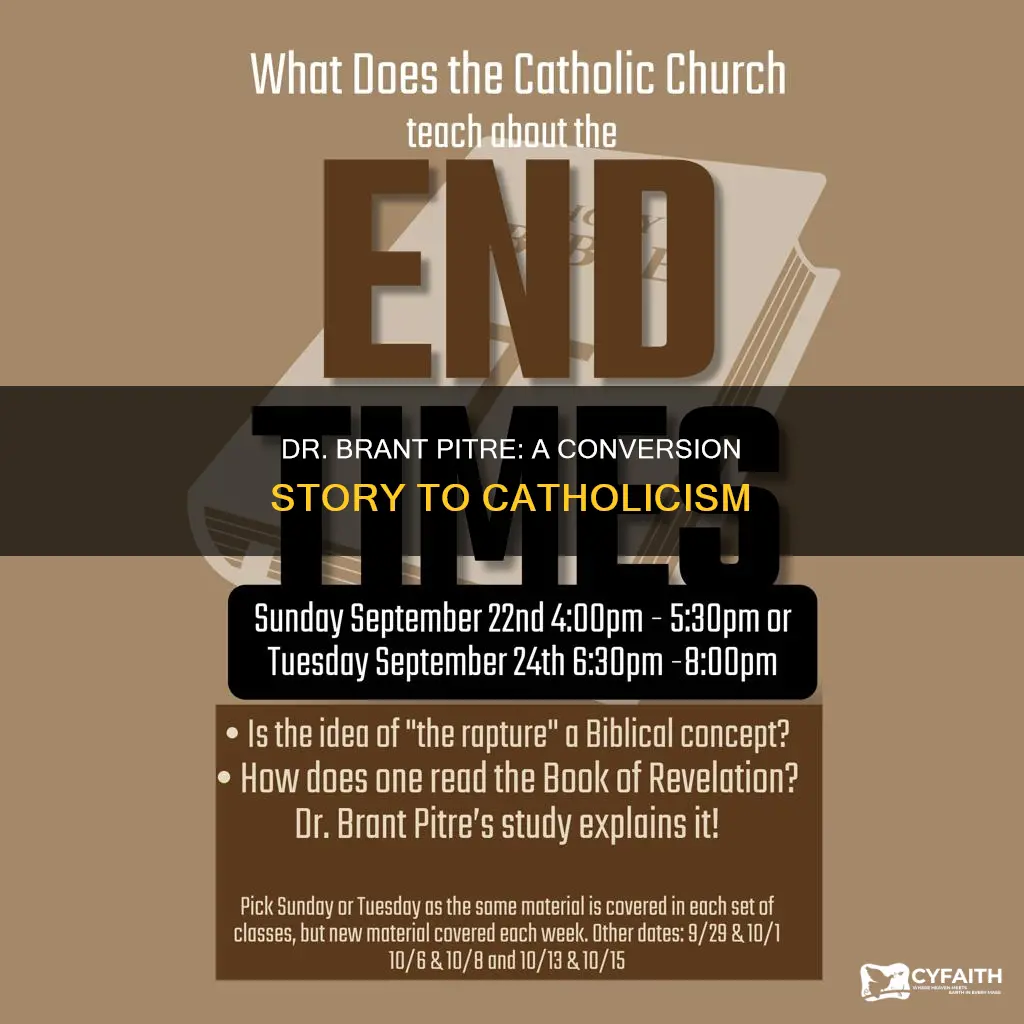 is dr brant pitre a convert to catholic