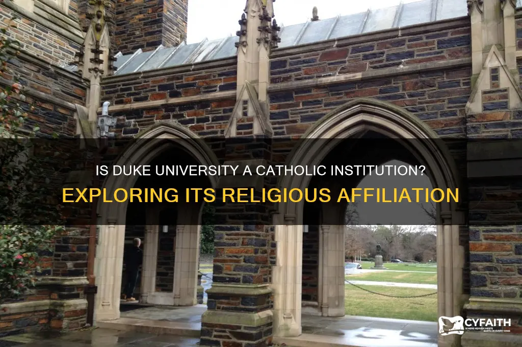 is duke a catholic college