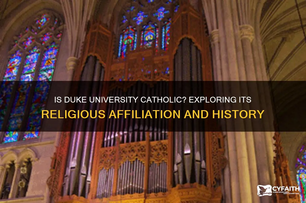 is duke a catholic university