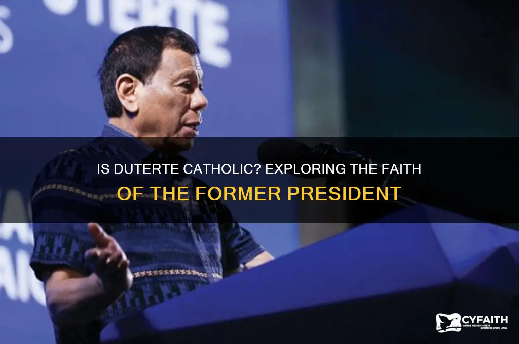 is duterte catholic