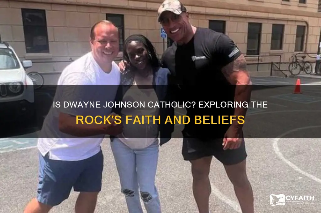 is dwayne johnson catholic