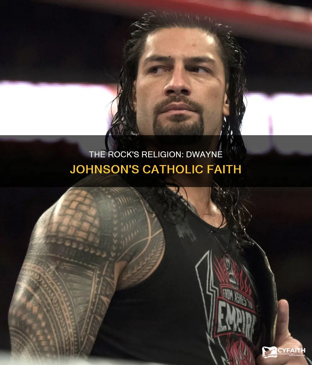 is dwayne johnson the rock a catholic