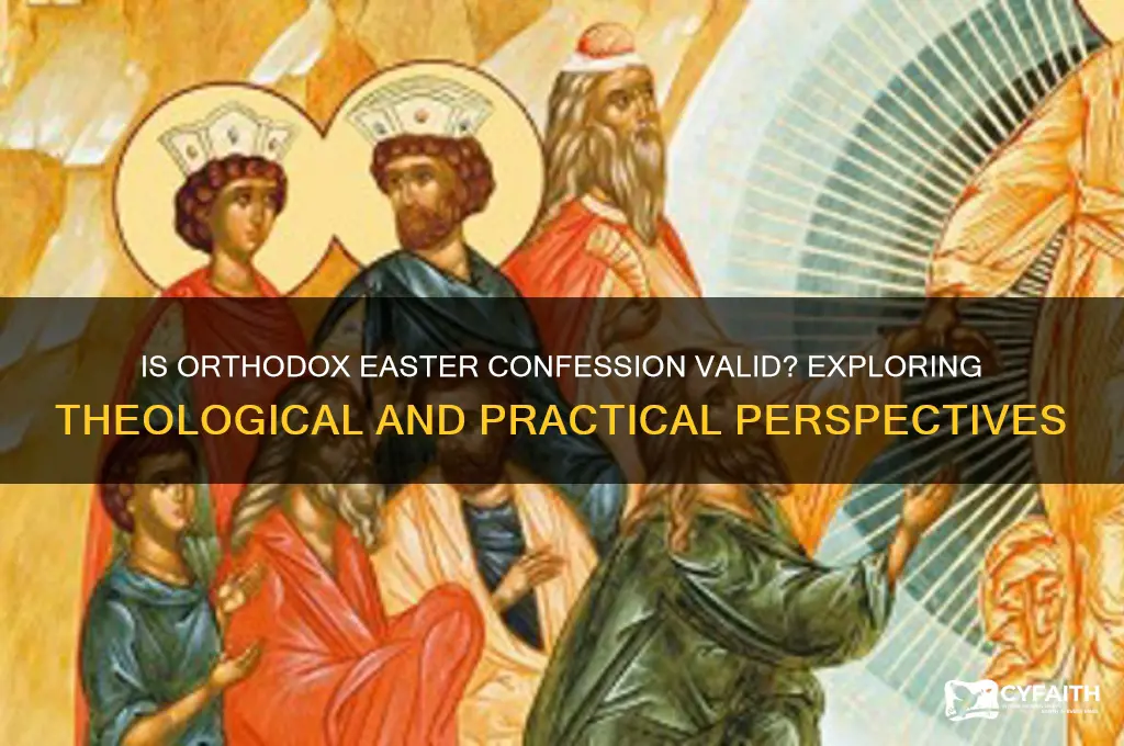 is easter orthodox confession valid