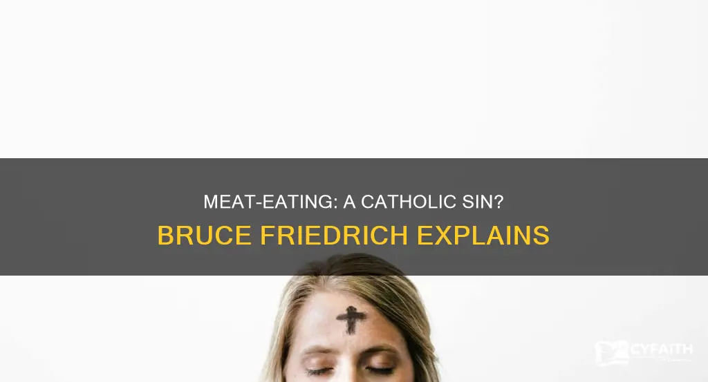 is eating meat a catholic sin bruce friedrich