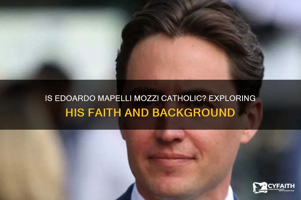 is edoardo mozzi catholic