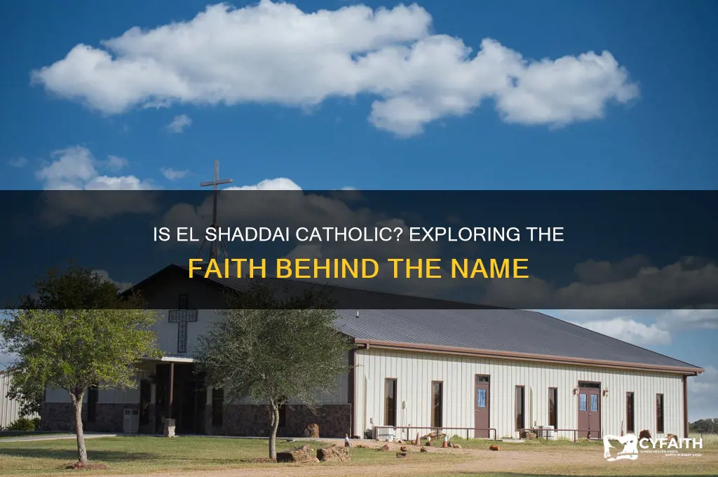 is el shaddai catholic