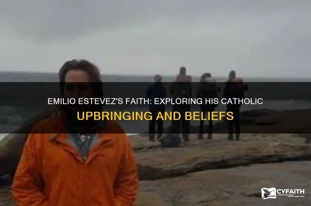 is emilio estevez catholic