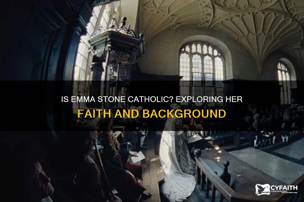 is emma stone catholic