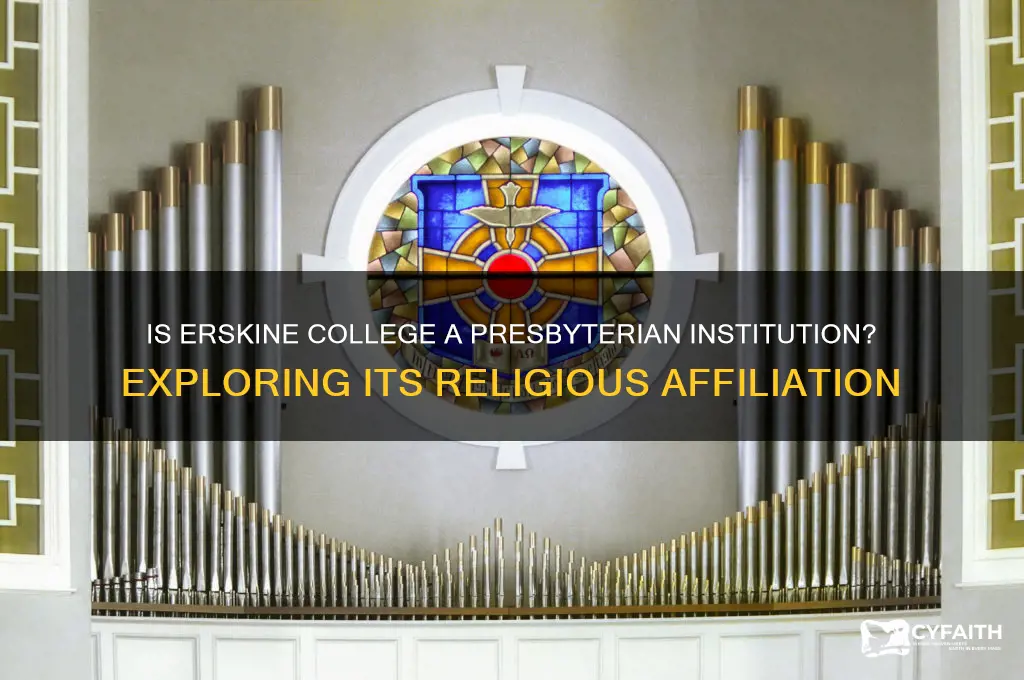 is erskine college a presbyterian college