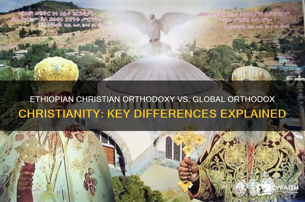 is ethiopian christian orthodoxy the same as christian orthodox