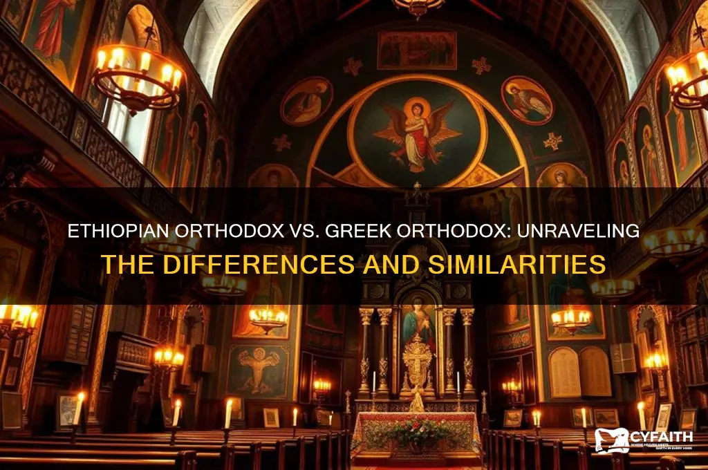 is ethiopian orthodox the same as greek orthodox