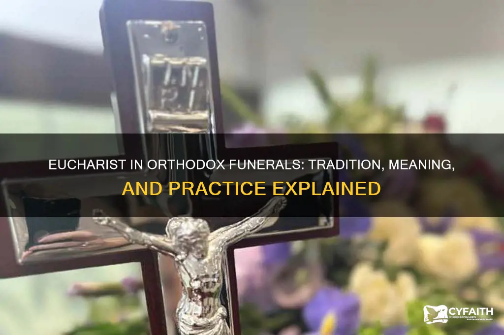 is eucharist served at orthodox funerals