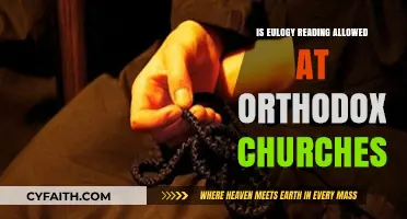 Orthodox Church Eulogy Practices: Are Readings Permitted During Services?