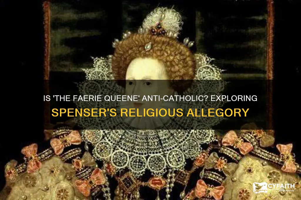 is faerie queene anti catholic