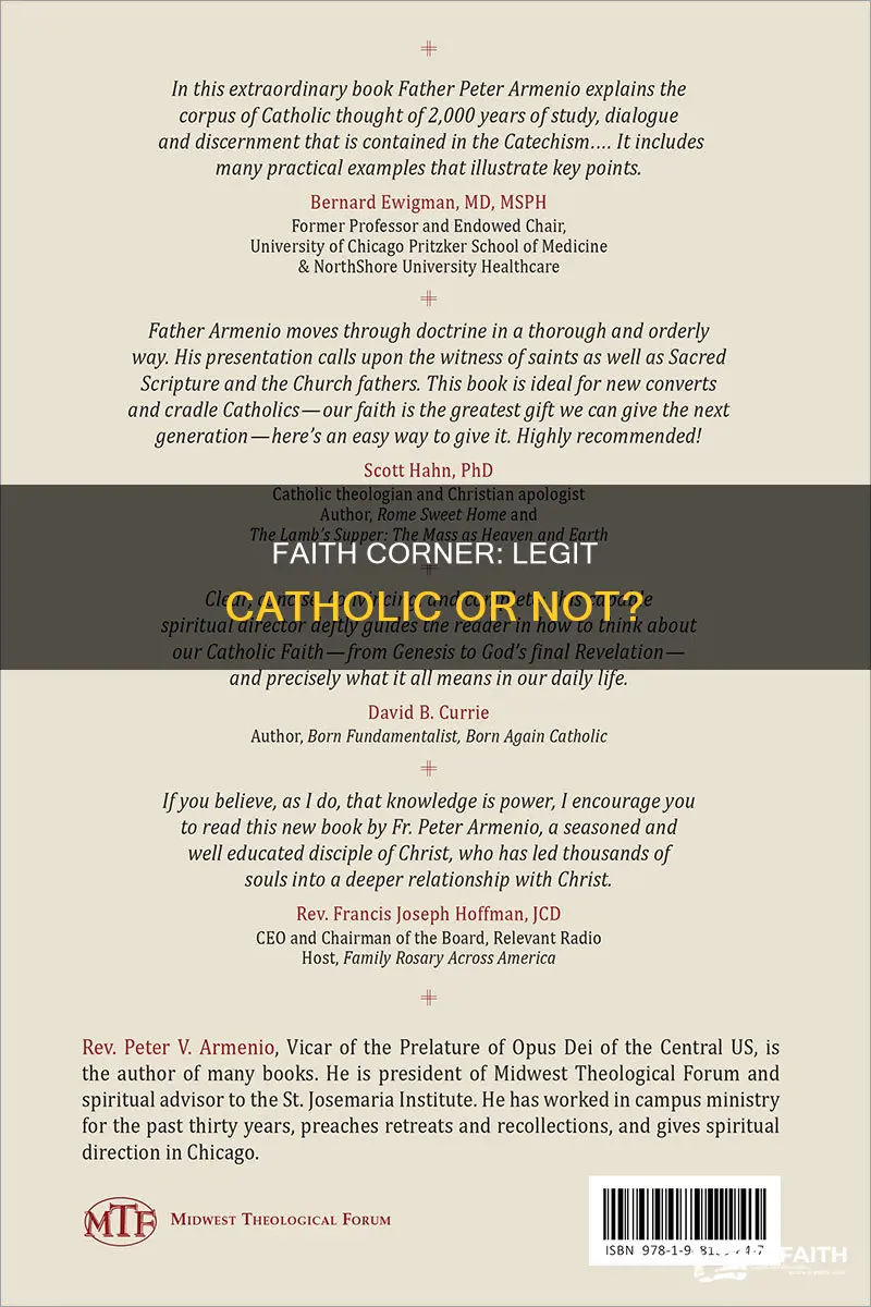 is faith corner legit or not catholic