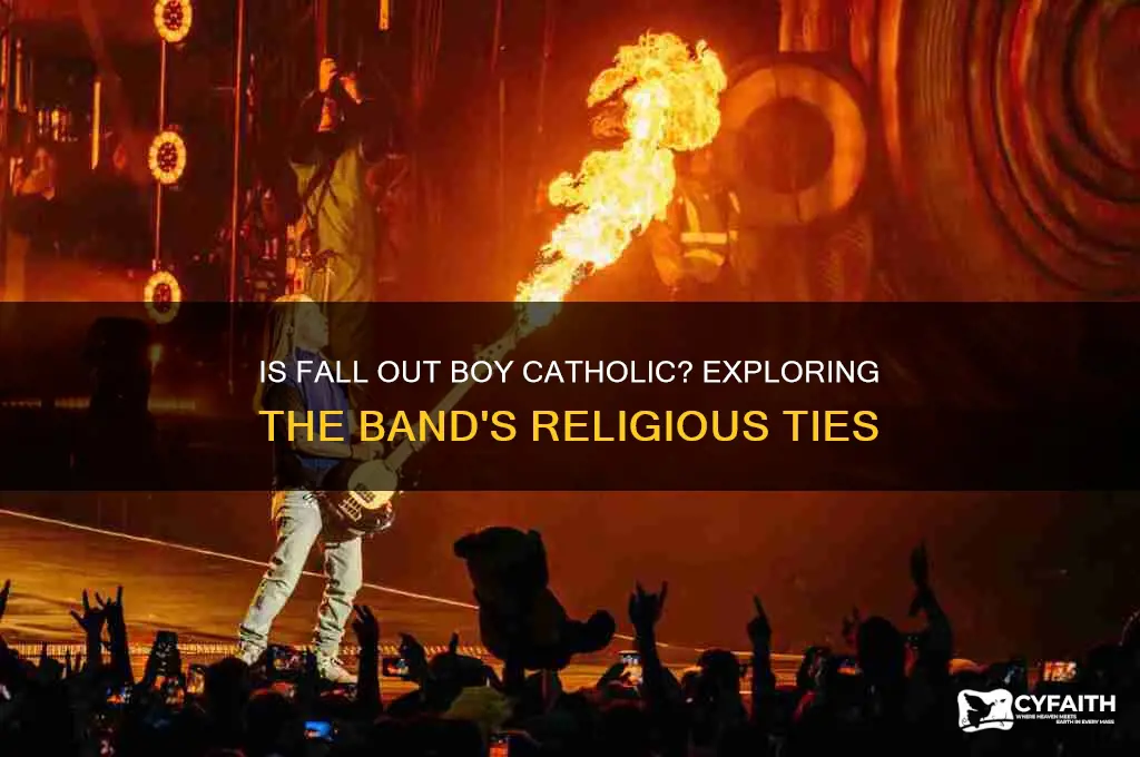 is fall out boy catholic