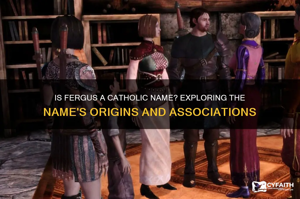 is fergus a catholic name