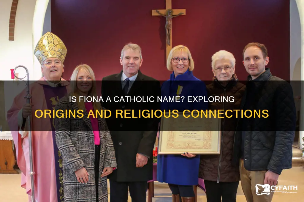 is fiona a catholic name
